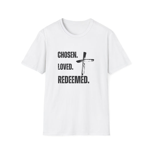 Faith-Inspired Unisex Softstyle T-Shirt - Chosen, Loved, Redeemed - Inspirational Gift, Christian Apparel, Casual Wear, Everyday [...]