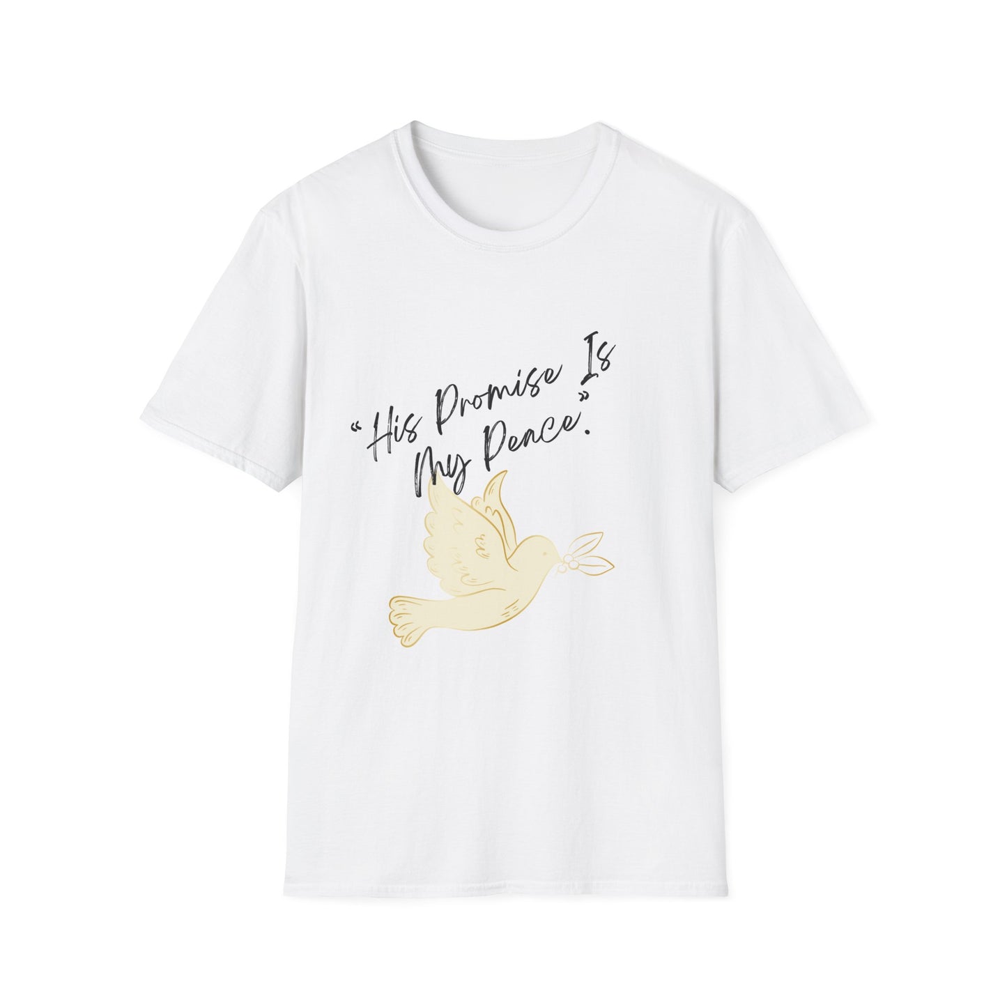 Inspirational Quote T-Shirt for Peace Seekers, Spiritual Gifts, Unisex Fashion Tee, Mindfulness Apparel, Faith-Based Wear