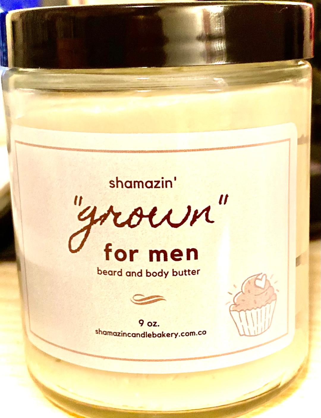 Shamazin' "Grown" for Men Body Butter - Shamazin' Candle Bakery